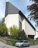 Foto der Rückansicht der Brunnenkirche