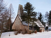 Foto der Auferstehungskirche aus dem Dezember 2013
